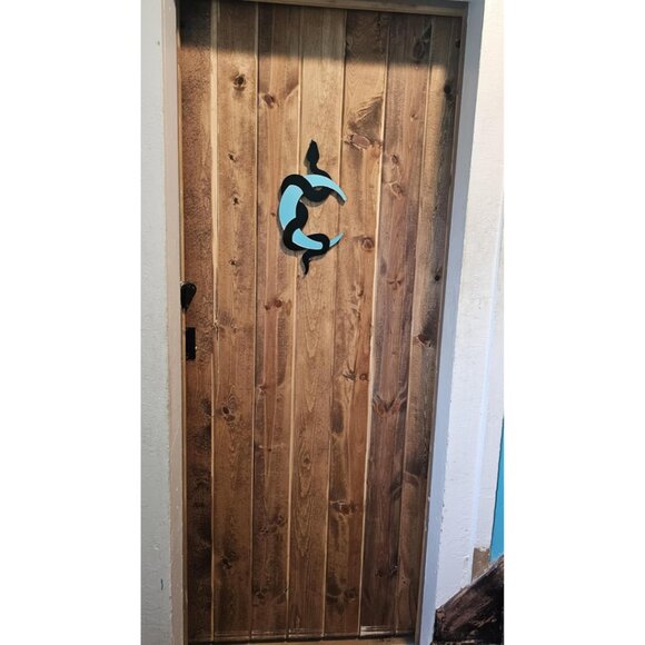 New Black Snake & Crescent Moon Mirror, Gothic Boho Wall Decor for Home & Office - Picture 7 of 9